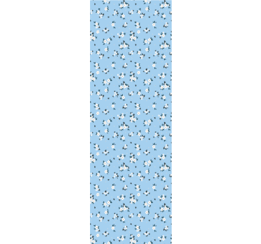 tapety na stenu kvety modré kvetinové pozadie - Tenstickers