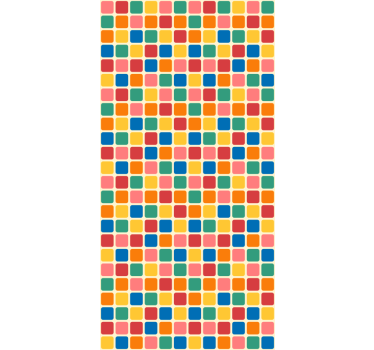 Tapety do kancelárie viacfarebné štvorce - Tenstickers