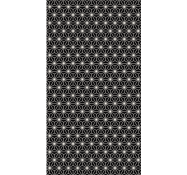 Tapety do kancelárie čierno-biele geometrické diamanty - Tenstickers