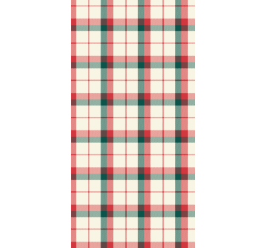 Tapety do kancelárie vianočný tartan - Tenstickers