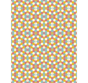 Tapety do kancelárie s geometrickým vzorom - Tenstickers