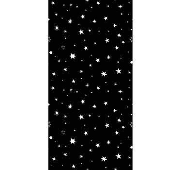 Tapety do kancelárie s čiernobielymi hviezdami - Tenstickers