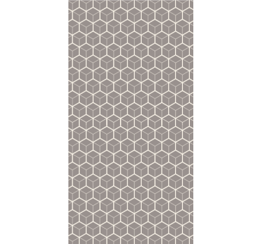 Tapety do kancelárie šedobiele hexagóny - Tenstickers