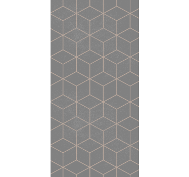 Tapety do kancelárie geometrický šedý hexagónový vzor - Tenstickers