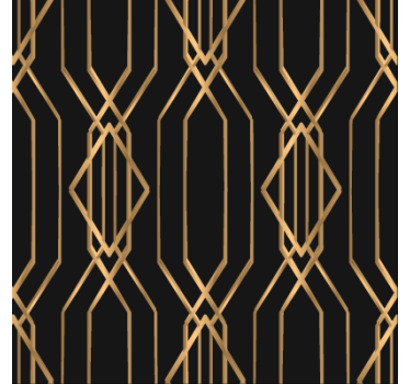 Tapety do jedálne v štýle art deco elegancia - Tenstickers