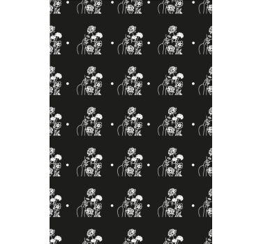 Tapety na stenu kvety žena a slnečnice minimalistický dizajn - Tenstickers