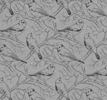 tapeta na stenu zvierata stylized Heron Sketch - Tenstickers