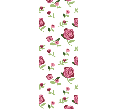 Ružové kvety na zelených vetvách tapety na prírodu - Tenstickers