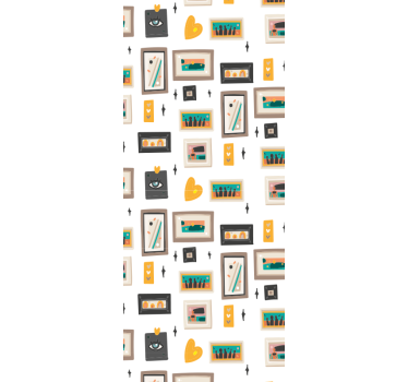 Priemyselné tapety retro kancelárske motívy - Tenstickers