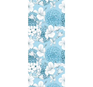 tapety na stenu kvety motív kvetinovej kresby - Tenstickers