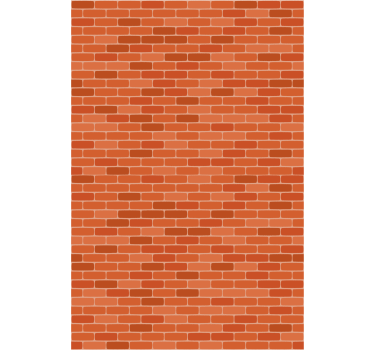 Tehlový vzor štruktúrovaný povrch tapety - Tenstickers