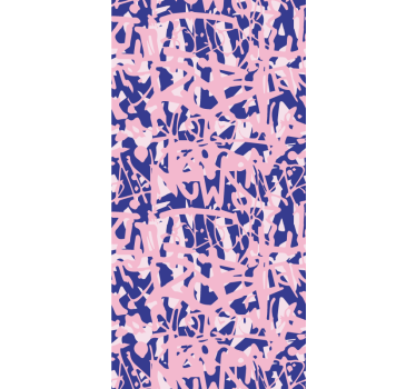 Ružové a fialové graffiti vzory tapety - Tenstickers
