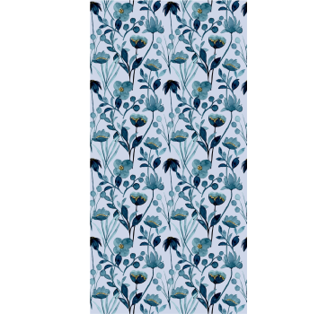 tapety na stenu kvety kvetinová botanická elegancia - Tenstickers