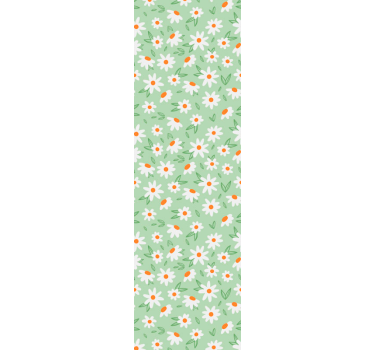 tapety na stenu kvety kvetinový vzor sedmokrásky - Tenstickers