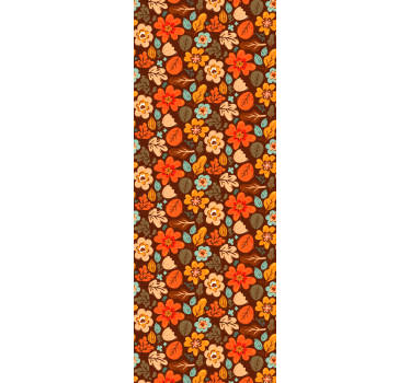 tapety na stenu kvety jesenné kvetinové motívy - Tenstickers