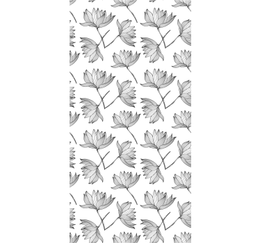 tapety na stenu kvety botanické náčrty - Tenstickers