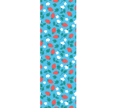 tapety na stenu príroda jahodové kvety - Tenstickers