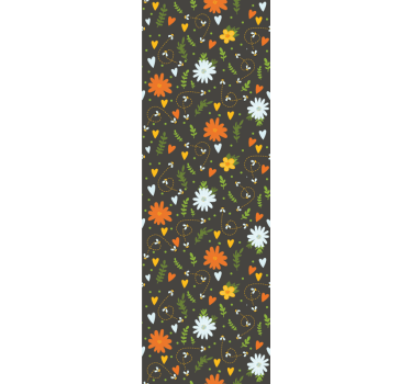tapety na stenu kvety kvetinový veselý motív - Tenstickers