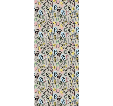 tapety s nápismi abecedná zábava - Tenstickers
