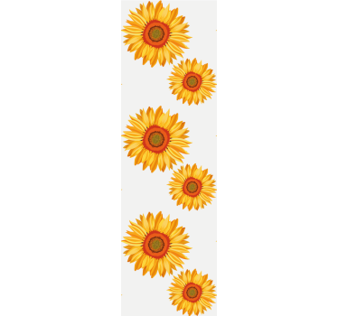 tapety na stenu kvety slnečnicové pole - Tenstickers