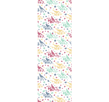 Tapeta pre vtáky a vetvičky do spálne - Tenstickers