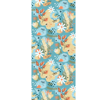 tapety na stenu kvety kvetinový vánok - Tenstickers
