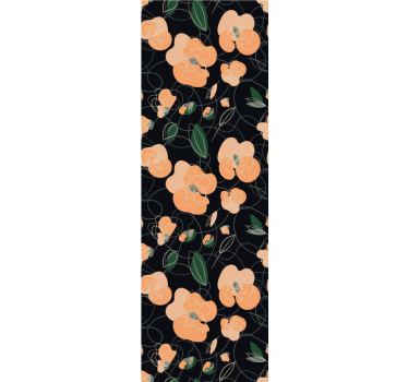 tapety na stenu kvety botanický vzor kvetu - Tenstickers