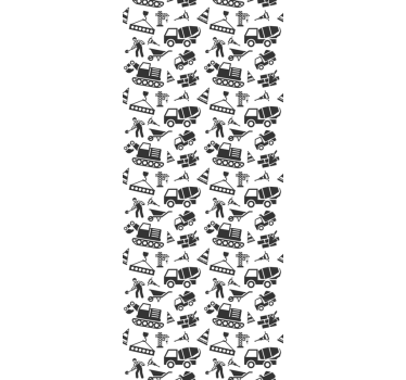 Priemyselné tapety konštrukčný motív - Tenstickers