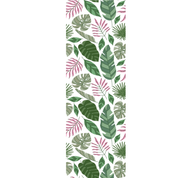 Tapeta do spálne pre tropické minimalistické záhradné rastliny - Tenstickers