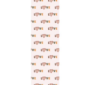 tapety s nápismi vzor milostného textu - Tenstickers