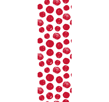 tapety na stenu kvety kvetinový bodkový vzor - Tenstickers