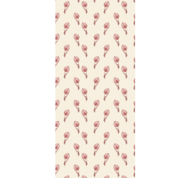 tapety na stenu kvety kvetinový bezšvový vzor - Tenstickers