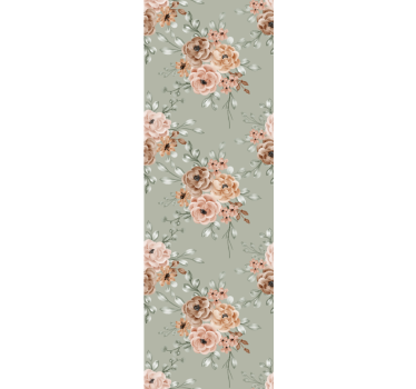 tapety na stenu kvety elegantné kvitnúce ruže - Tenstickers