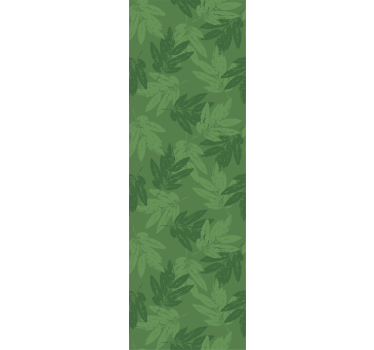 Zelené listy jednoduchý vzor listy tapety - Tenstickers