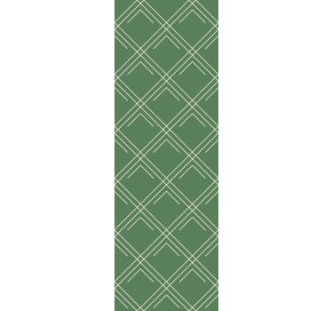 Zelené elegantné štvorce listy tapety - Tenstickers