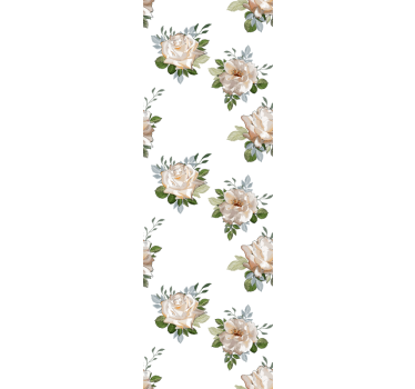 tapety na stenu kvety elegantné zlaté ruže - Tenstickers