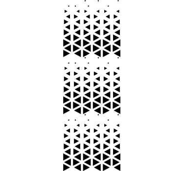 Geometrický ombre efekt geometrický trojuholník tapeta - Tenstickers