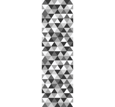 Sivé trojuholníky geometrické tapety - Tenstickers