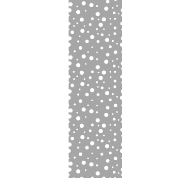 Sivá rôzna veľkosť bodky kruh tapety - Tenstickers