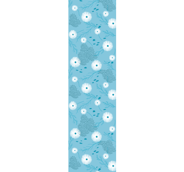 Modré biele kvety príroda tapety - Tenstickers