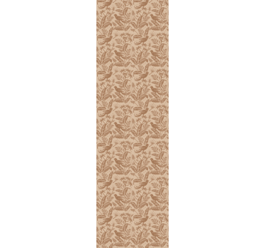 Vtáky na vetvách stromov béžové chladné zvieracie tapety - Tenstickers