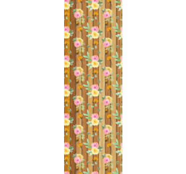 tapety na stenu kvety pruhy kvetov - Tenstickers