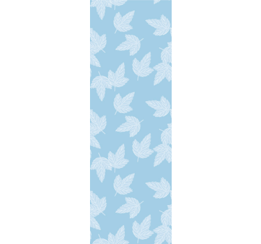 Modré a hnedé listy tapety - Tenstickers