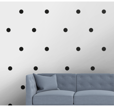 čierne bodky v severskom štýle, cool abstraktné tapety - Tenstickers