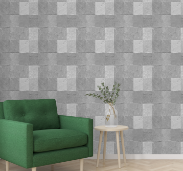 Kamenný vzor v odtieňoch sivej kamenný efekt tapety - Tenstickers