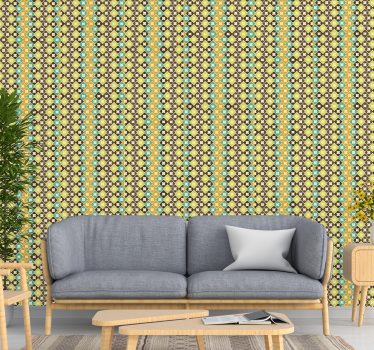 Krásne kosoštvorcové klasické tapety - Tenstickers