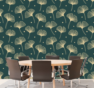 Originálne ginkgo listy cool abstraktné tapety - Tenstickers