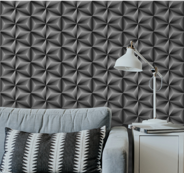 Priemyselné tapety geometrický vzor textúry - Tenstickers