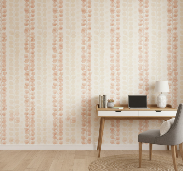 Tapety do kancelárie ružové kvetinové lupene - Tenstickers