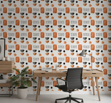 Tapety do kancelárie s minimalistickými geometrickými tvarmi - Tenstickers